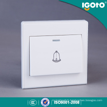 Igoto British Standard D2091 Electrical Push Button Door Bell Wall Switch